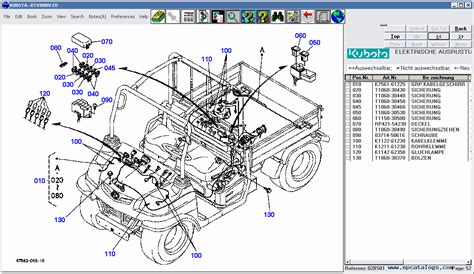 kubota parts diagram